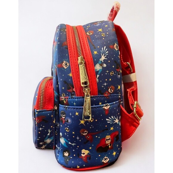 Disney Loungefly Pixar Backpack The Incredibles Jack Frozone Dash Violet Bob New main image 4